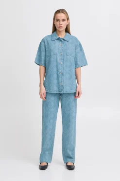 IHAMILIAS Chemise en jeans