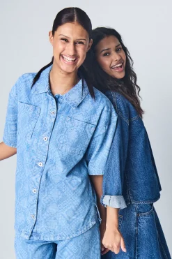 IHAMILIAS Chemise en jeans
