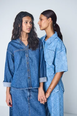IHAMILIAS Chemise en jeans