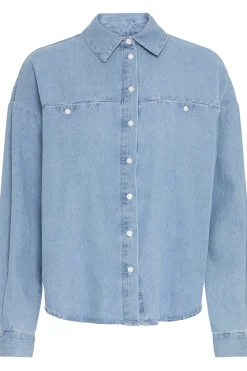 IHARCHER Chemise en jeans