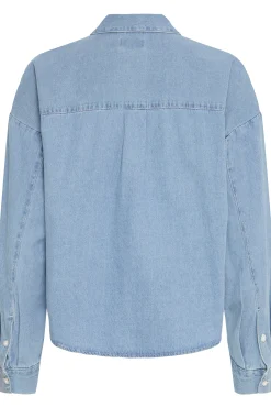 IHARCHER Chemise en jeans
