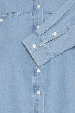 IHARCHER Chemise en jeans