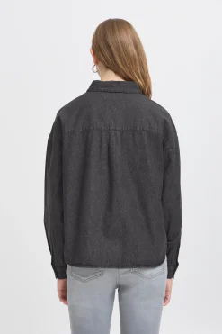 IHARCHER Chemise en jeans