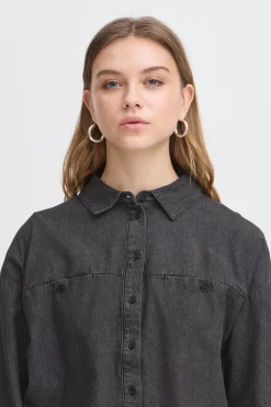 IHARCHER Chemise en jeans
