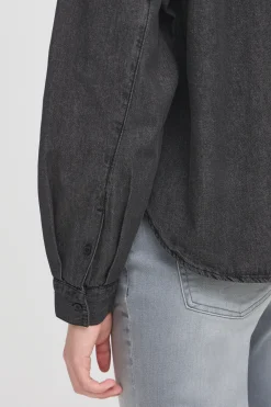 IHARCHER Chemise en jeans