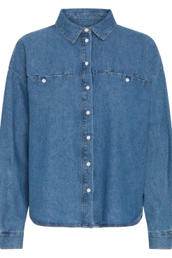 IHARCHER Chemise en jeans