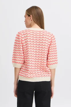 IHARDINA Cardigan à tricot