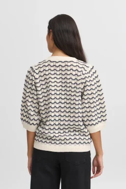 IHARDINA Cardigan à tricot