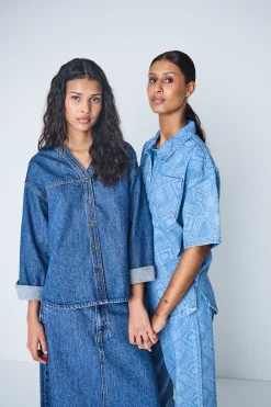 IHAVENY Chemise à manches longues