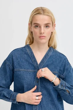 IHAVENY Chemise à manches longues