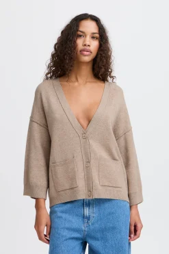 IHBALLIA Cardigan à tricot