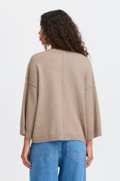 IHBALLIA Cardigan à tricot