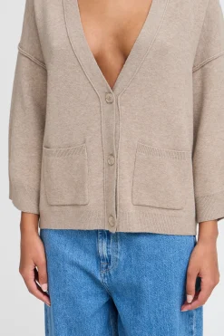 IHBALLIA Cardigan à tricot