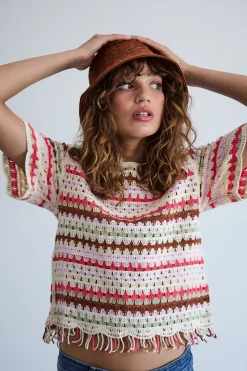 IHBANDIE Blouse à manches courtes