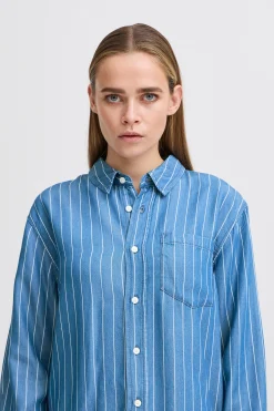 IHBECCOS Chemise en jeans