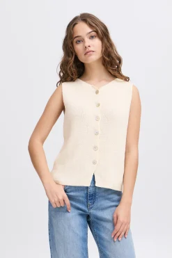IHBLONDS Manteau tricoté
