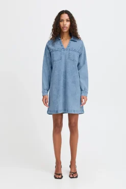 IHBONNIES Robe en jean