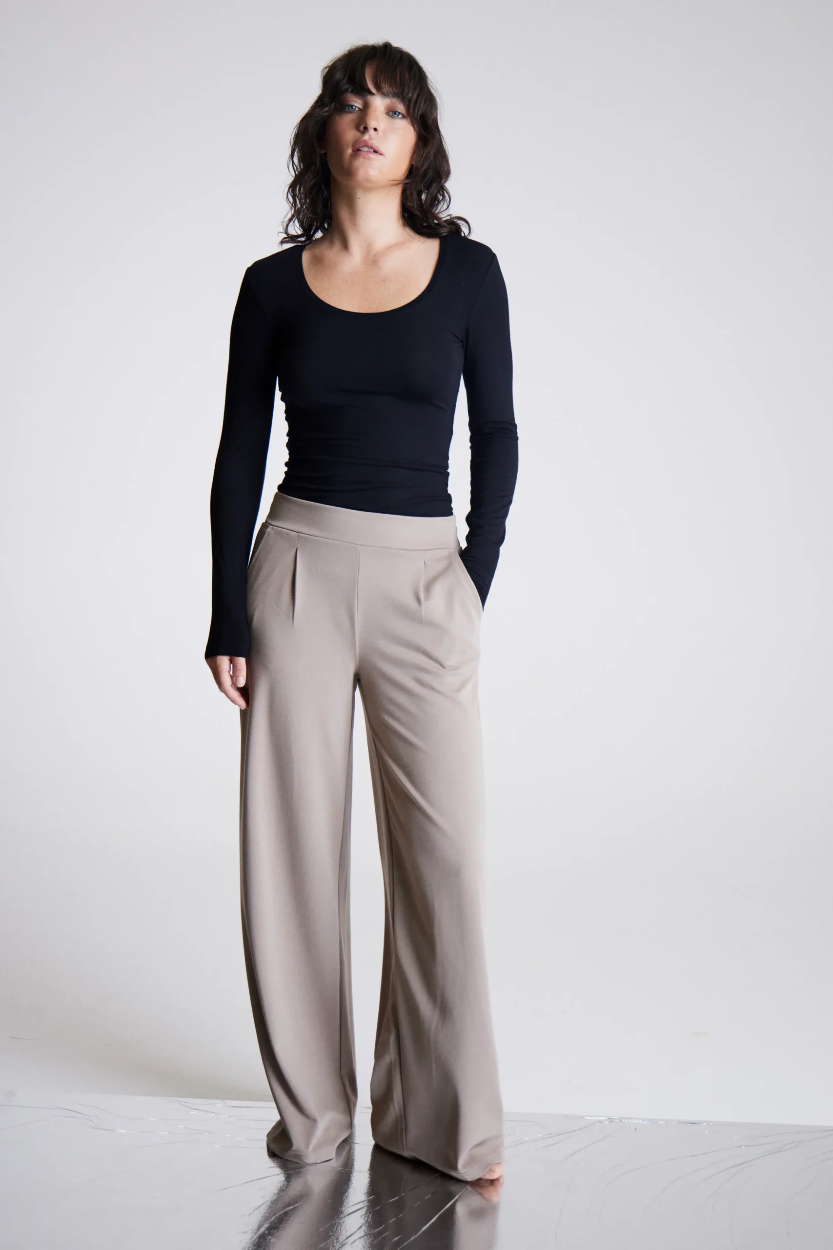 IHKATE LONG WIDE Pantalon
