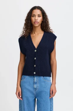 IHPOVOKE Manteau tricoté