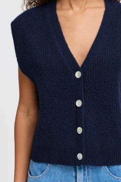 IHPOVOKE Manteau tricoté
