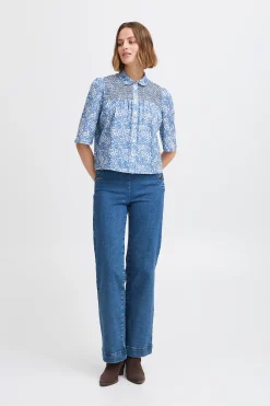 IRNOIE Chemise à manches longues
