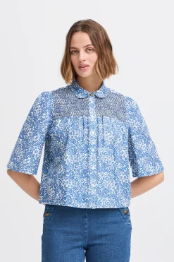 IRNOIE Chemise à manches longues