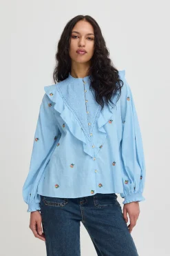IROLIVIA Chemise à manches longues