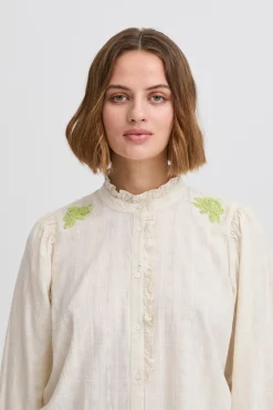 IRSANNA Chemise à manches longues