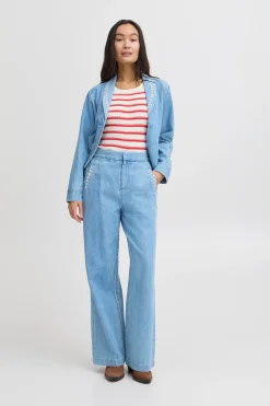 IRTAWNY Pantalon Casual